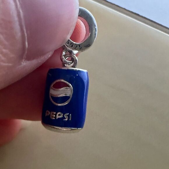 Pepsi Silver 925 Charm Pandora FIT - Picture 3 of 10
